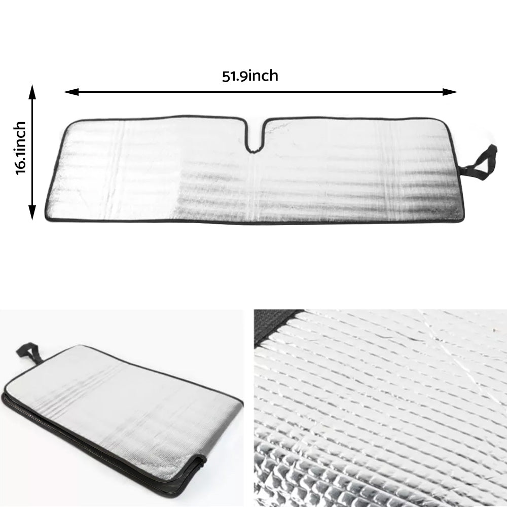 Windshield Sunshade Heat Protection Suitable For Jeep Wrangler JK JKU 2007-2018-3