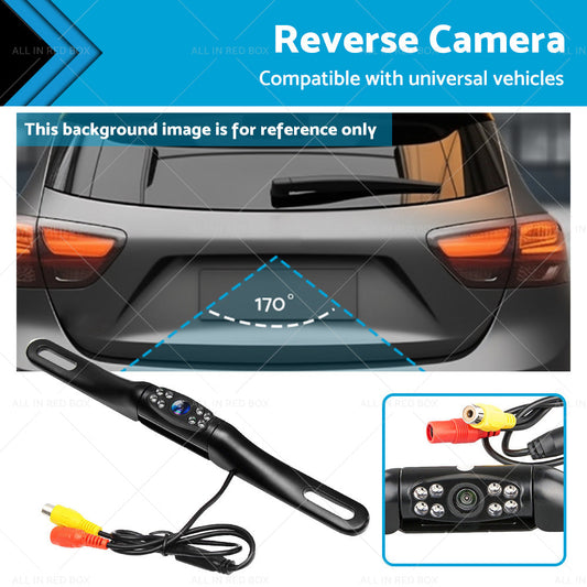170 Angle Car Rear View Reversing HD Camera Back Up Parking Number Plate Night Vision-0