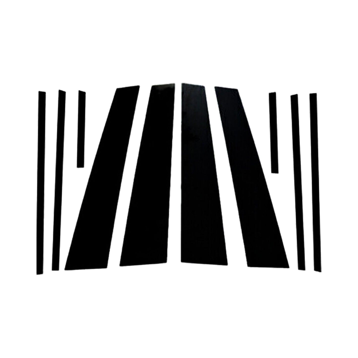 Gloss Black Pillar Posts Door Trim Cover Suitable For Toyota RAV4 2019-2024-1