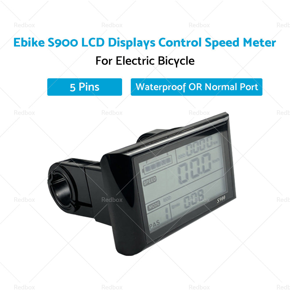 Ebike S900 LCD Displays Control Electric Bicycle Speed Meter Speedometer-3