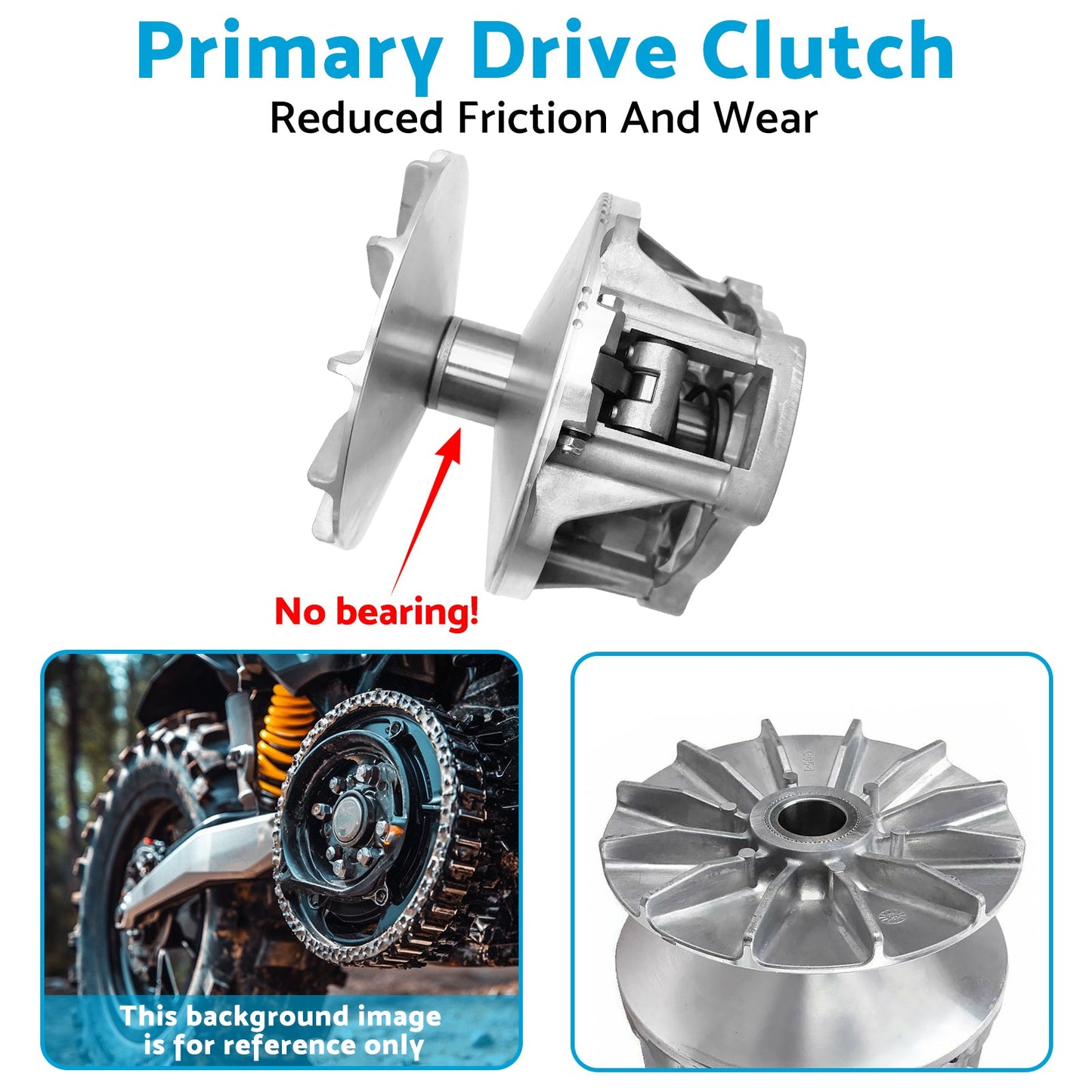 Primary Drive Clutch Suitable for Polaris ACE 500 570 Ranger 500 570 1323255-4