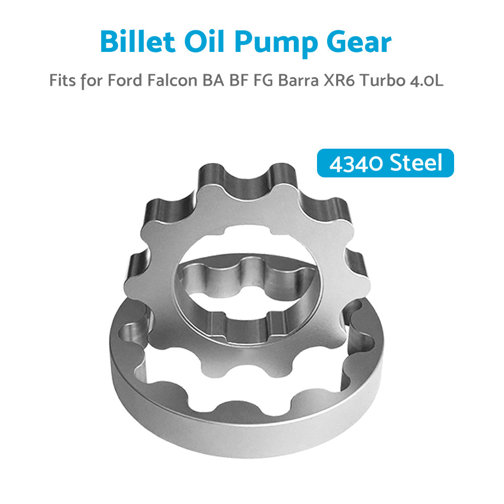 4340 Steel Billet Oil Pump Gears for Ford Falcon BA BF FG Barra XR6 Turbo 4. 0L-2