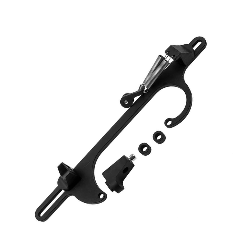Throttle Cable Bracket Carburetor Billet Aluminum Black Suitable For Carb 4150/4160-0
