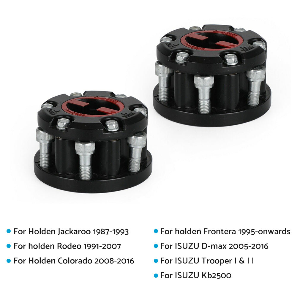 Free Wheeling Hub Locking Set Suitable For Holden Jackaroo Rodeo Colorado Frontera Isuzu-3