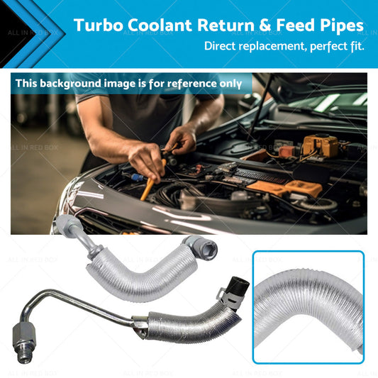 Turbo Coolant Return  and  Feed Pipes Suitable For Holden TM Barina Cruze 1. 4L LUJ-0