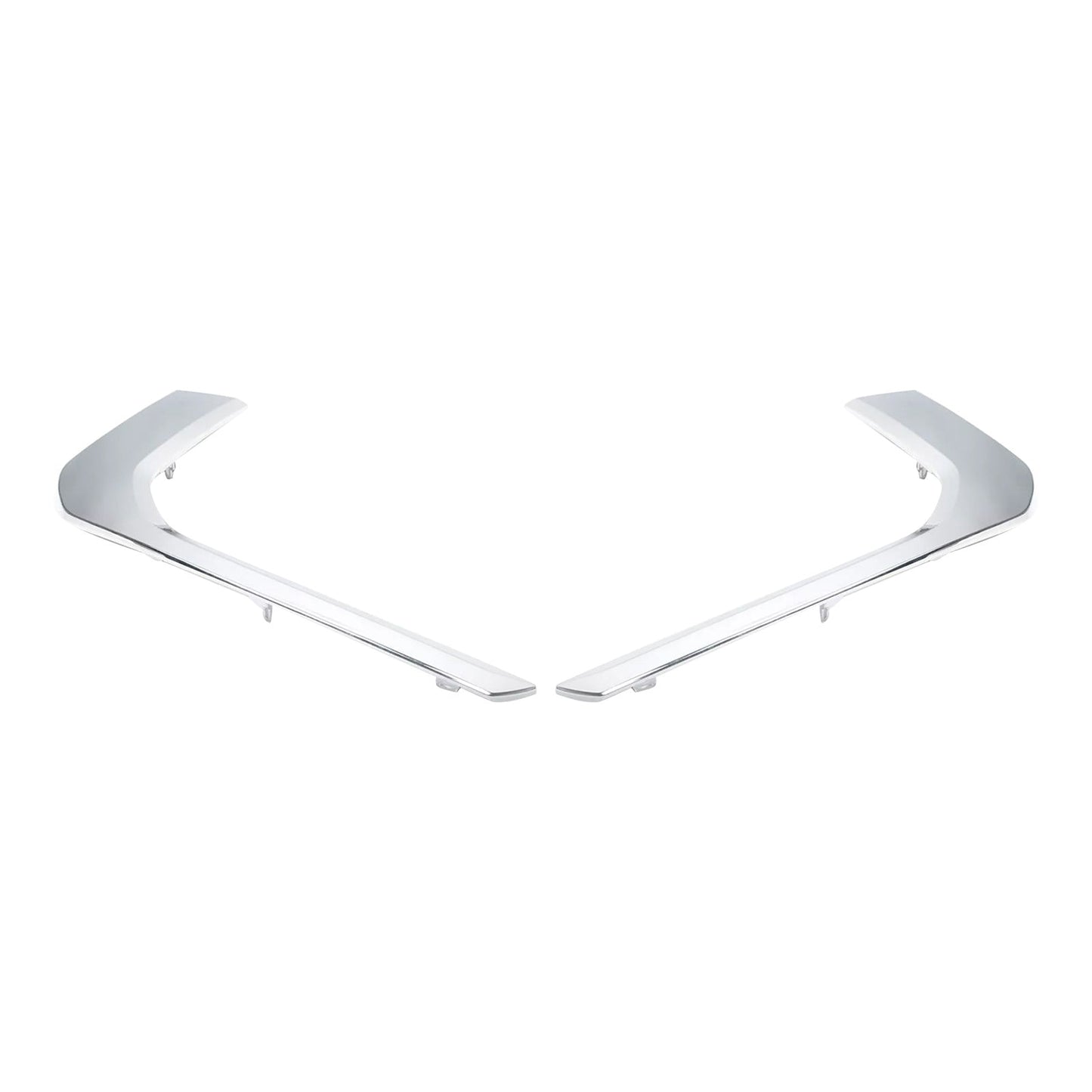 Left & Right Front Lower Bumper Molding Chrome Trim Suitable For Mitsubishi ASX-0