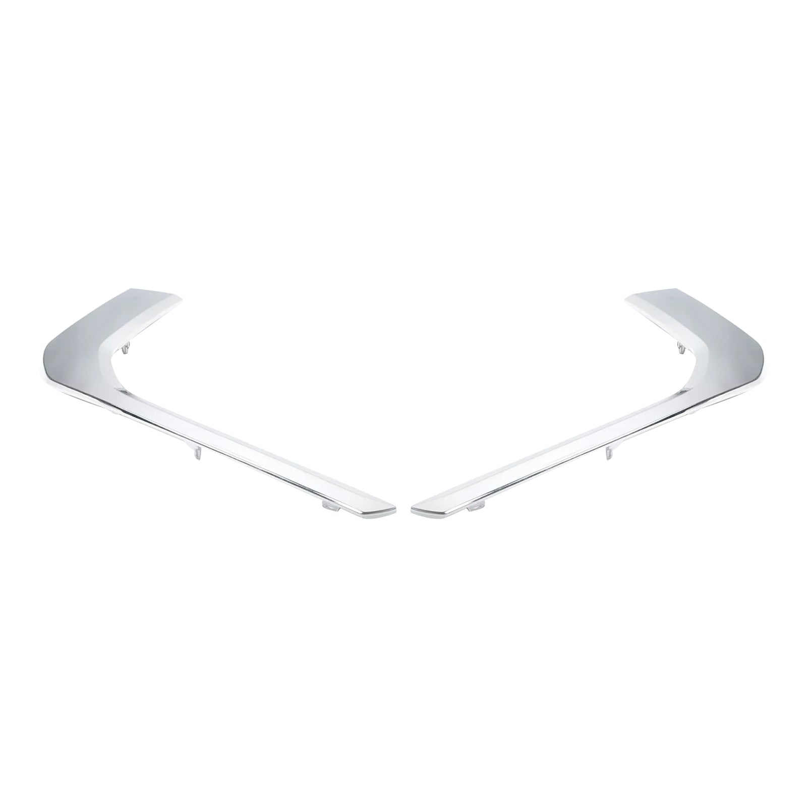 Left & Right Front Lower Bumper Molding Chrome Trim Suitable For Mitsubishi ASX-0