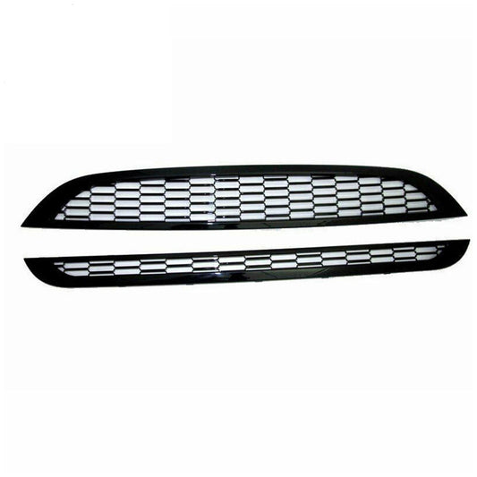 2x Honeycomb Mesh Front Grill Suitable For Mini Cooper R50 / R52 / R53 2002-2006-0