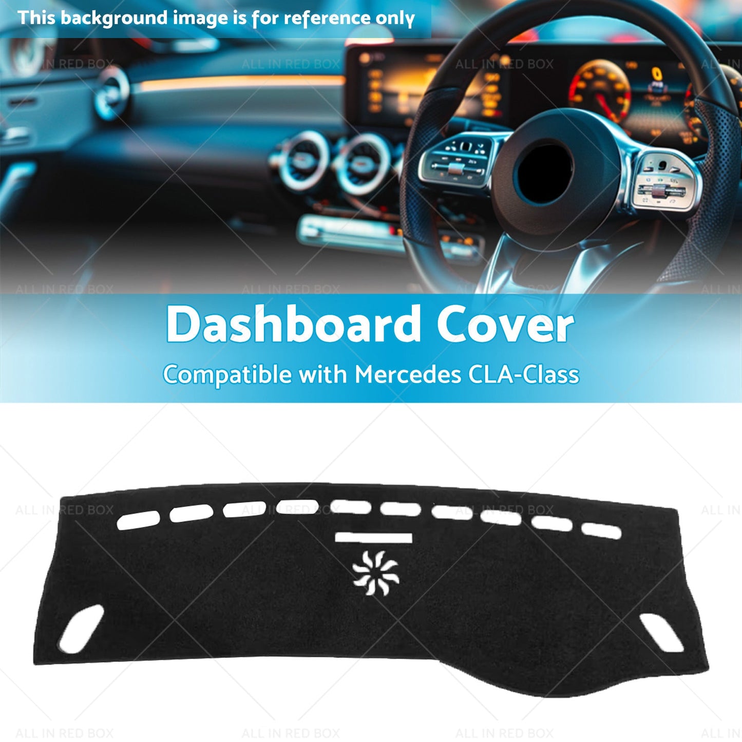 Suitable for Mercedes CLA-Class C117 X117 2013-2019 Dash Mat Cover-2