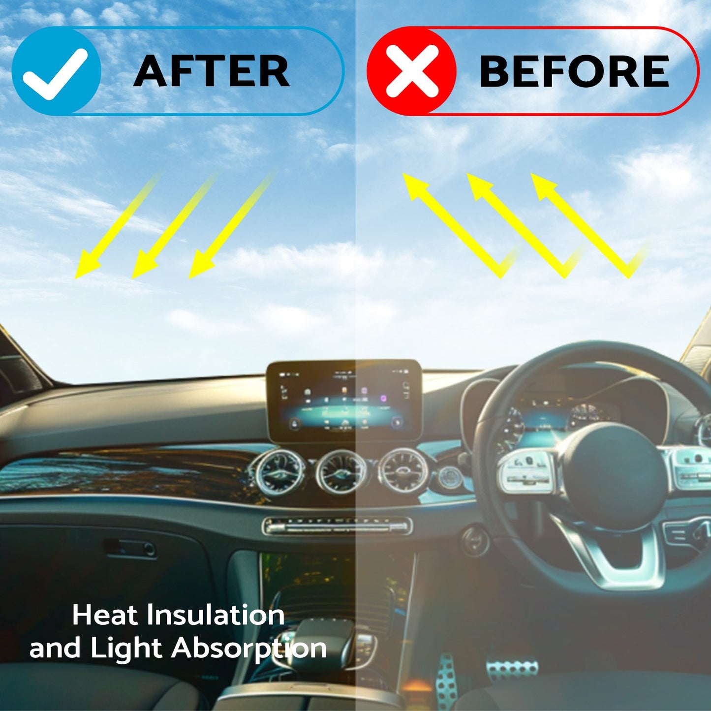 Dashboard Cover Dash Mat Black Suitable For Mercedes Vito 447 Chassis 2014+-1