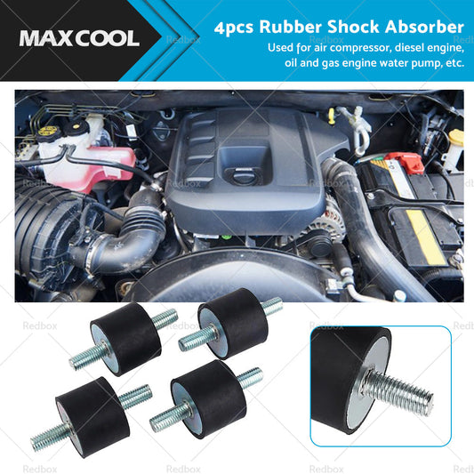 Car Bobbin 30*40mm 4PCS M10 Rubber Shock Absorber Anti Vibration Isolator Mounts-0