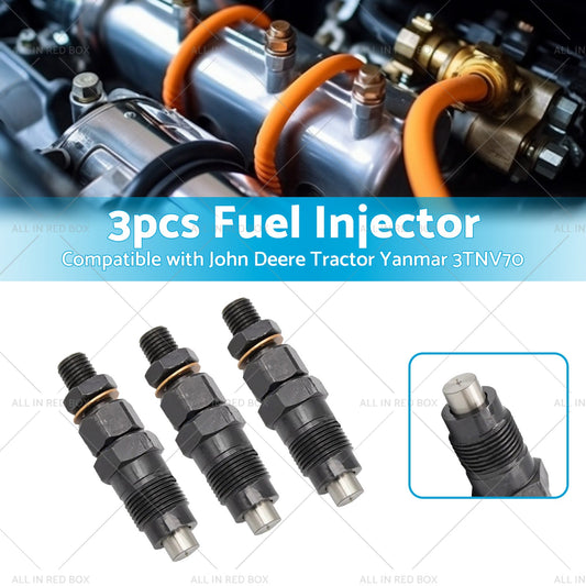 3x Fuel Injector For John Deere Tractor Yanmar 3TNV70 3TNV88 3YM30 119515-53001-1