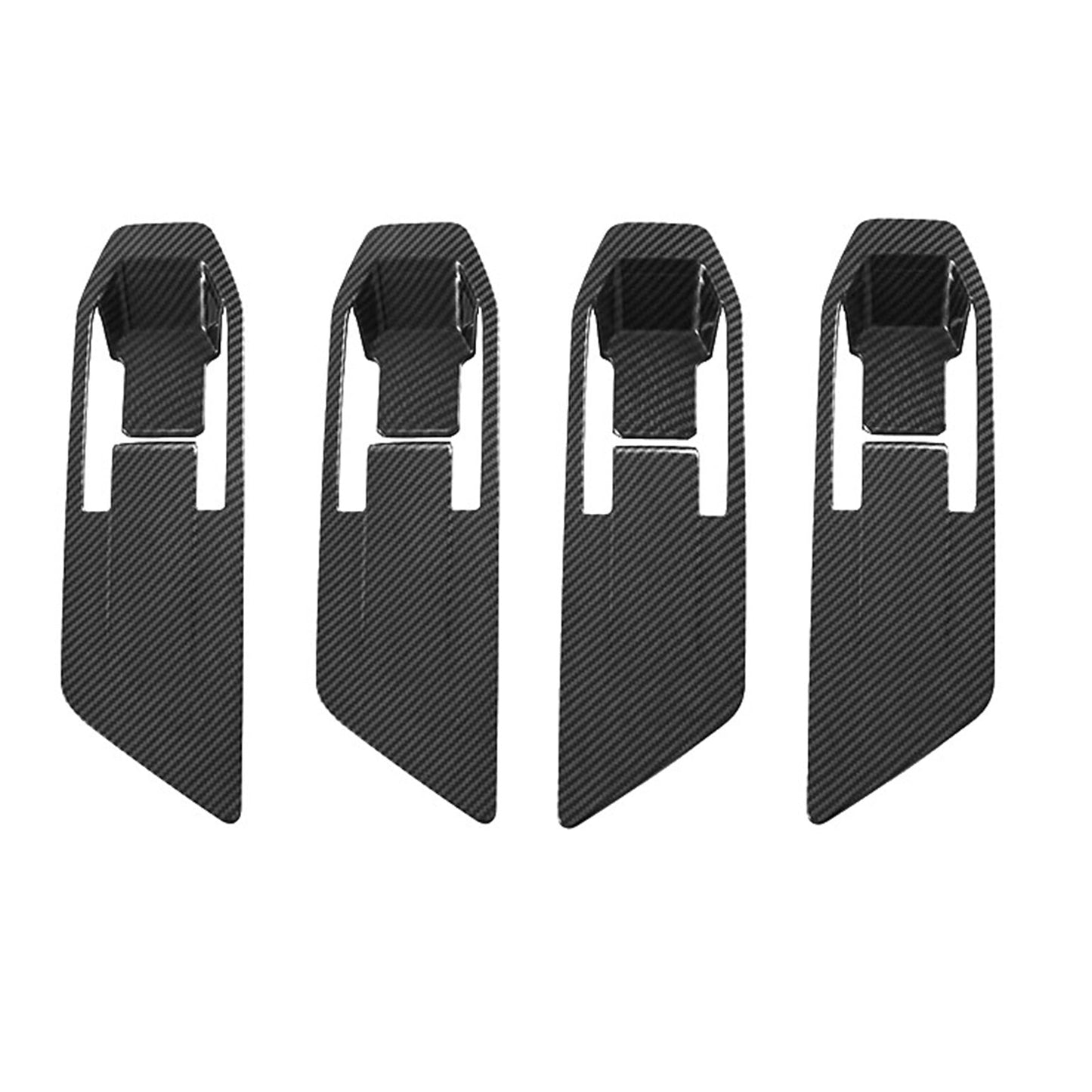 Carbon Fiber Inner Door Handle Cover Suitable For Mitsubishi Triton L200 23-25-0