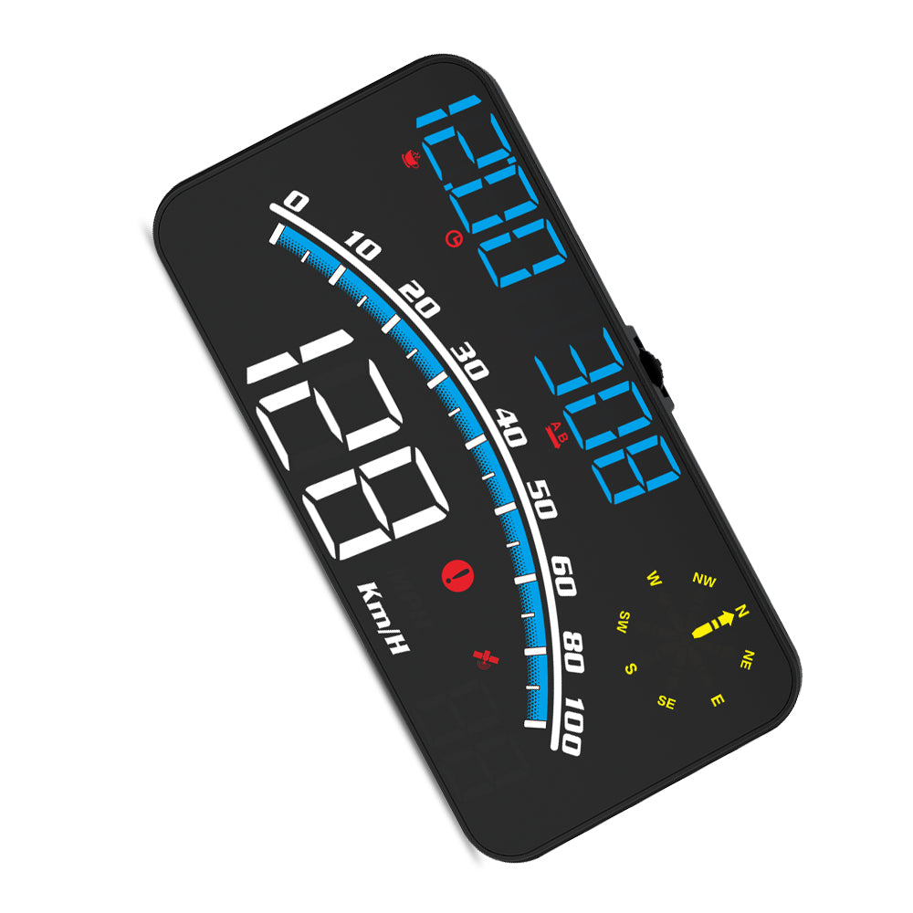 Digital Speedometer GPS HUD Head Up Display Universal Car MPH Overspeed Alarm-2