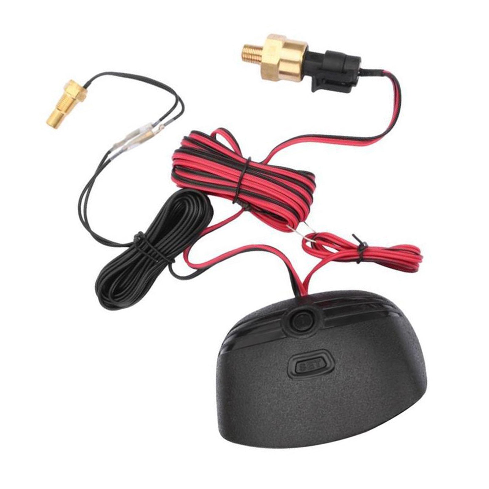 2-in-1 Digital Truck Car Water Temp Gauge Oil Pressure Meter Voltmeter Display-3