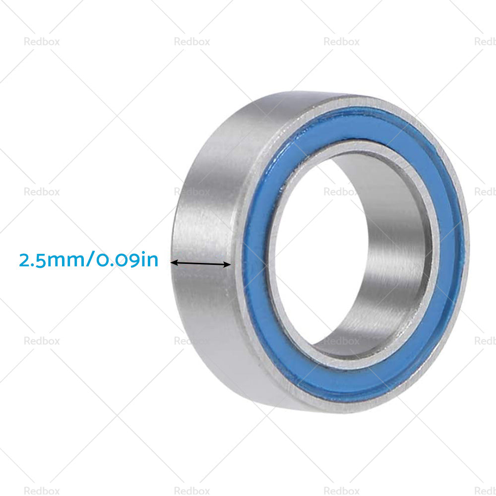1/10x 5x8x2. 5mm Bearings PTFE Rubber Seals RC 2728 4606 5114 1213 B020 MR85-2RS-2