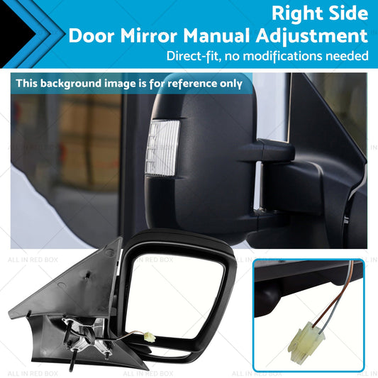 RH Door Mirror Manual Adjustment Passenger Side Suitable For LDV V80 13 on-0