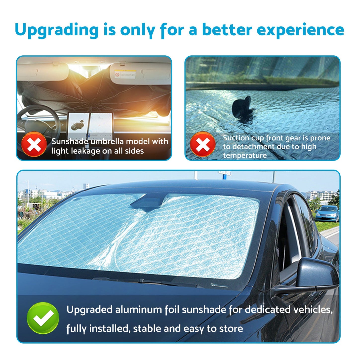 6 Layer WindScreen Sun Shade Suitable For GWM Cannon 2021-2025 UV Protection-2