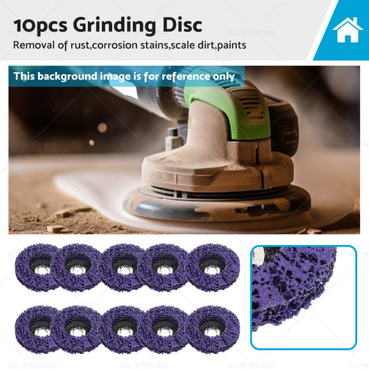 Poly Strip Disc 10PCS Paint Eater Disc 4'' Stripping Wheel Grinder Abrasive Disc-0