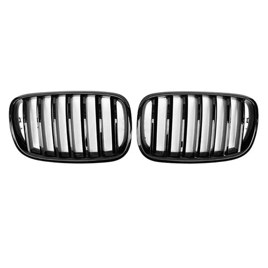 Front Bumper Kidney Grill Grille Gloss Suitable For BMW E70 X5 E71 X6 2007-2013-0