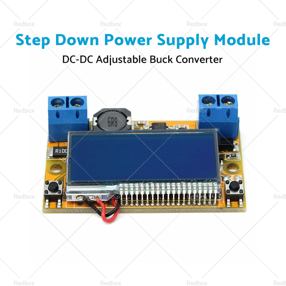 DC-DC Adjustable Buck Converter Step Down Power Supply Module LCD with Shell-4