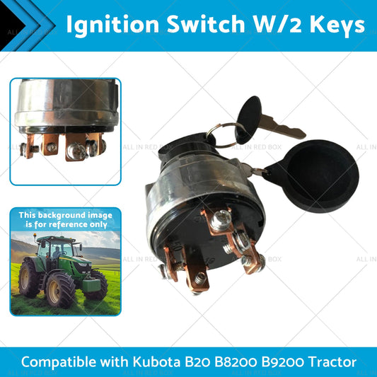 67800-55160 Ignition Switch W or 2 Keys Suitable for Kubota B20 B8200 B9200 Tractor-1