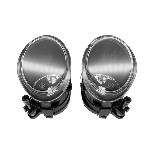 Pair Replacement Clear Fog Lights Lamps Suitable for 2001-2006 BMW E46 3-Series-0