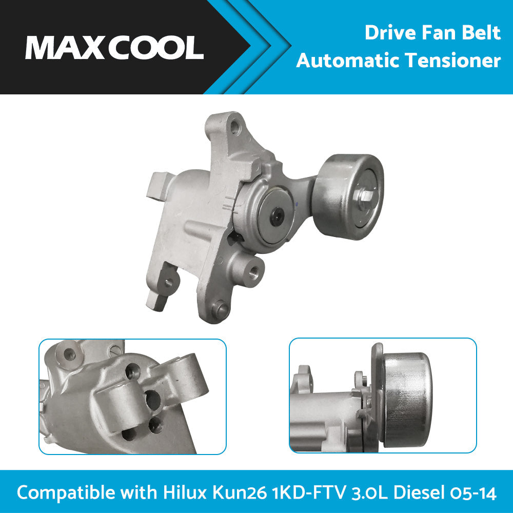 Drive Fan Belt Tensioner Suitable For Hilux KUN25 KUN26 1KD-FTV 3. 0 Diesel 05-14-2