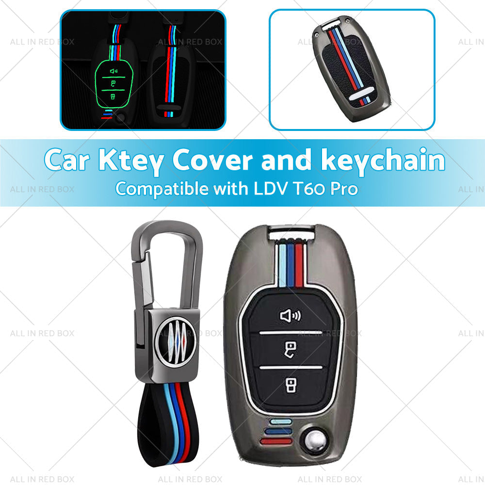 Zinc Alloy Car Flip Remote Key Fob Case Cover Shell Suitable For LDV T60 Pro-2