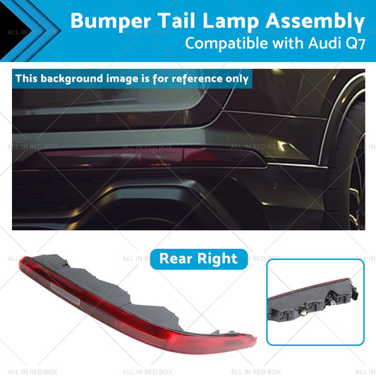Right Rear Bumper Tail Light Lamp Assembly 4M0945096 Suitable For Audi Q7 16-23-0