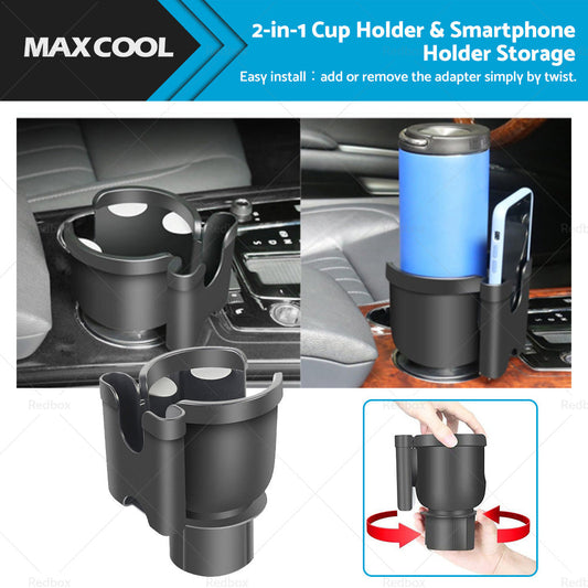 360 Angle Adjustable Expander Car Seat Cup Holder Water Bottle Stand Phone Storage-0