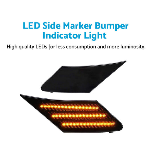 2x LED Side Marker Bumper Indicator Light Suitable For Toyota 86 Subaru BRZ Scion-1