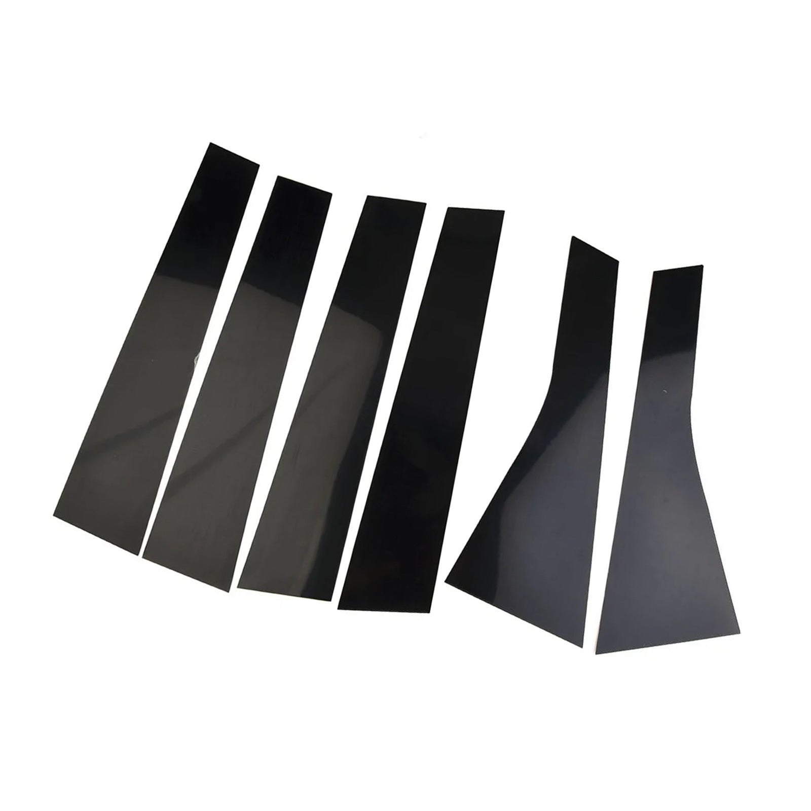 6x Black Pillar Post Cover Trims Suitable For Jeep Grand Cherokee 2011-2021-1