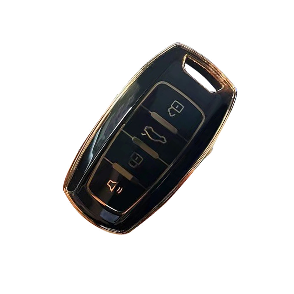 Black TPU Remote Key Fob Case Cover Suitable For Great Wall Haval Hover H1 H4 H6 H7 H9-2