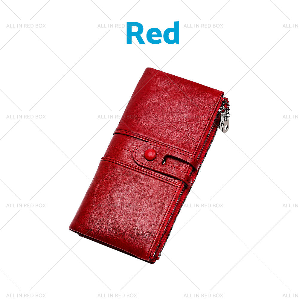 Women Ladies Leather Phone Wallet Clutch Purse Card Cash Coin Holder-2