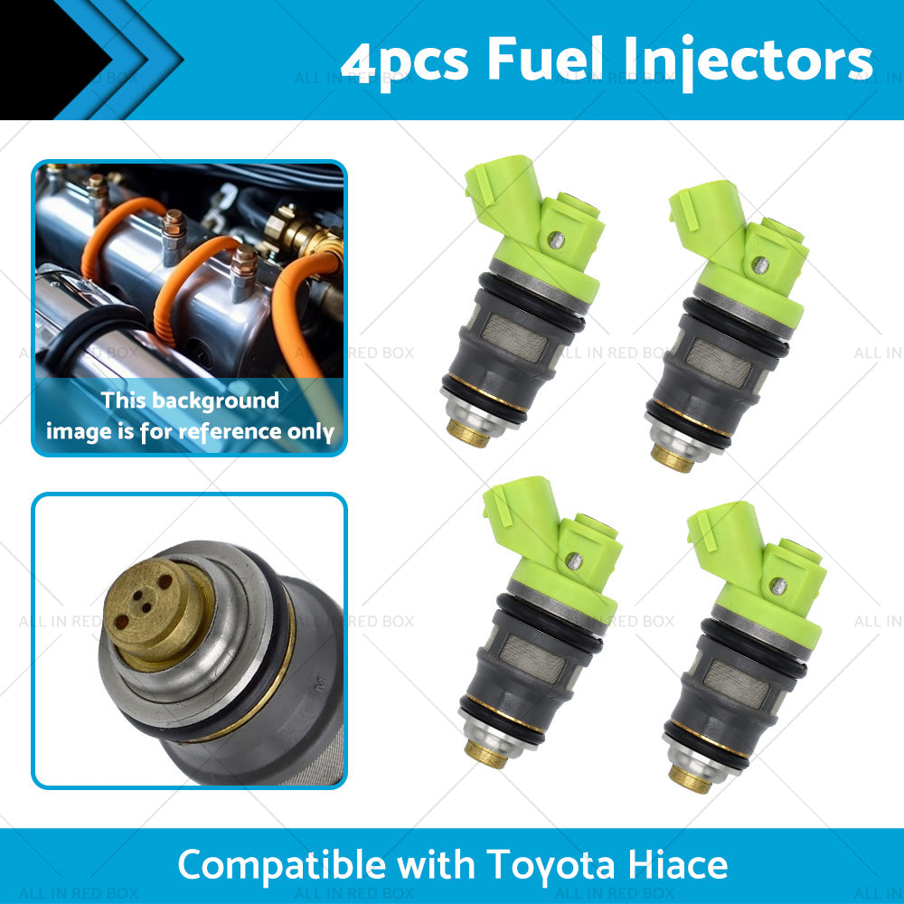 4x Fuel Injector Suitable for Hiace RZH103 RZH113 RCH12 RCH22 2RZ-E 2. 4L 95-04-1