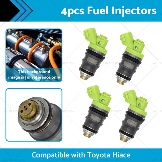 4x Fuel Injector Suitable for Hiace RZH103 RZH113 RCH12 RCH22 2RZ-E 2. 4L 95-04-1
