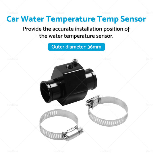 36mm Car Water Temperature Temp Sensor Gauge Radiator Hose Joint Pipe Adapter-1