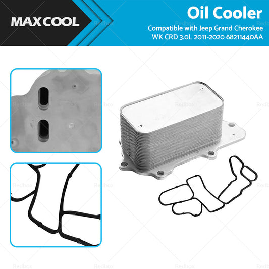 Oil Cooler Suitable For Jeep Grand Cherokee WK CRD 3. 0L 2011-2020 68211440AA-0