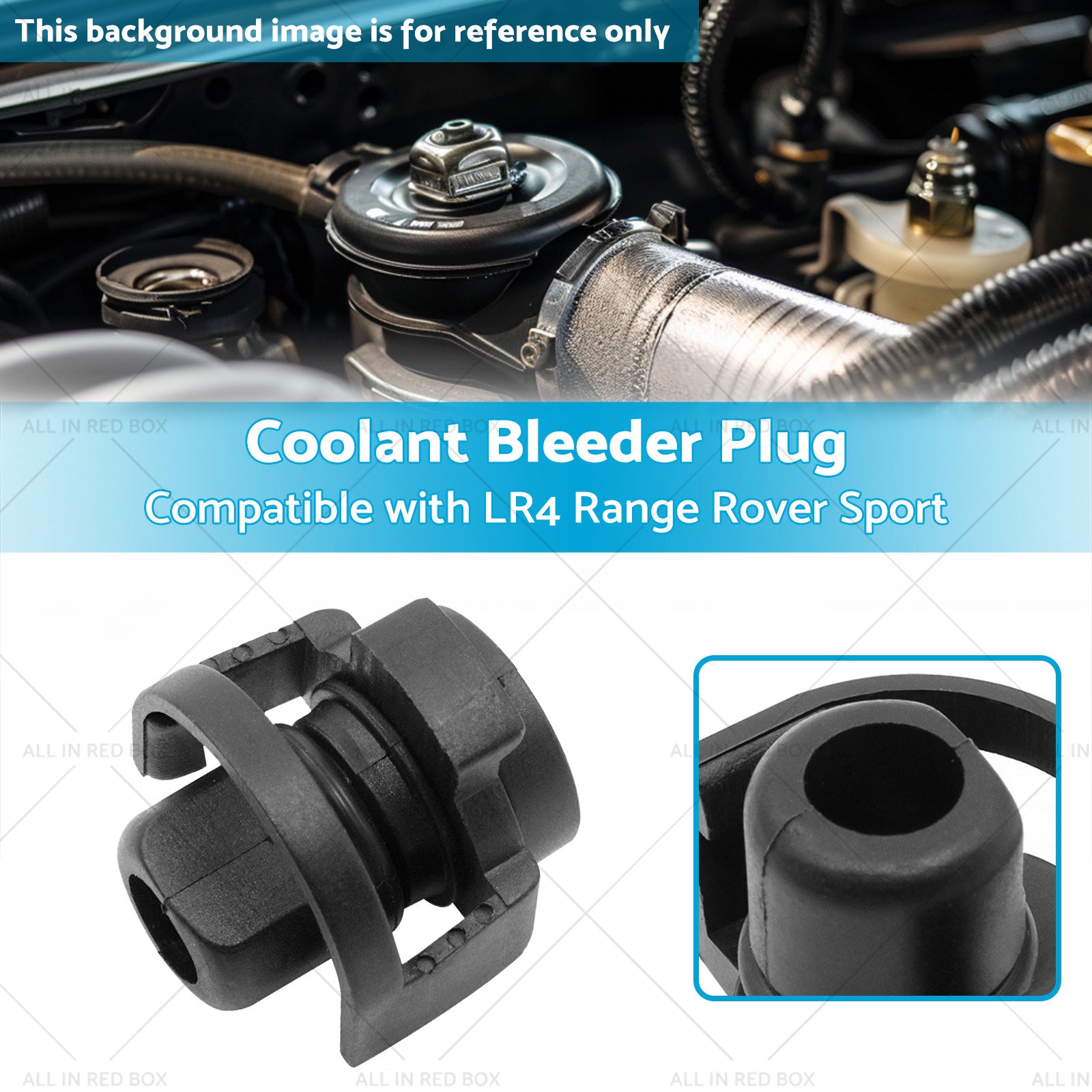 Coolant Bleeder Plug Suitable for Land Rover LR4 Range Rover Sport 3. 0L 5. 0L-2