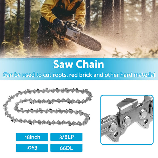 Tungsten Carbide Chainsaw Chain 18 inch 3 8. 063 66DL Suitable for Husqvarna-1