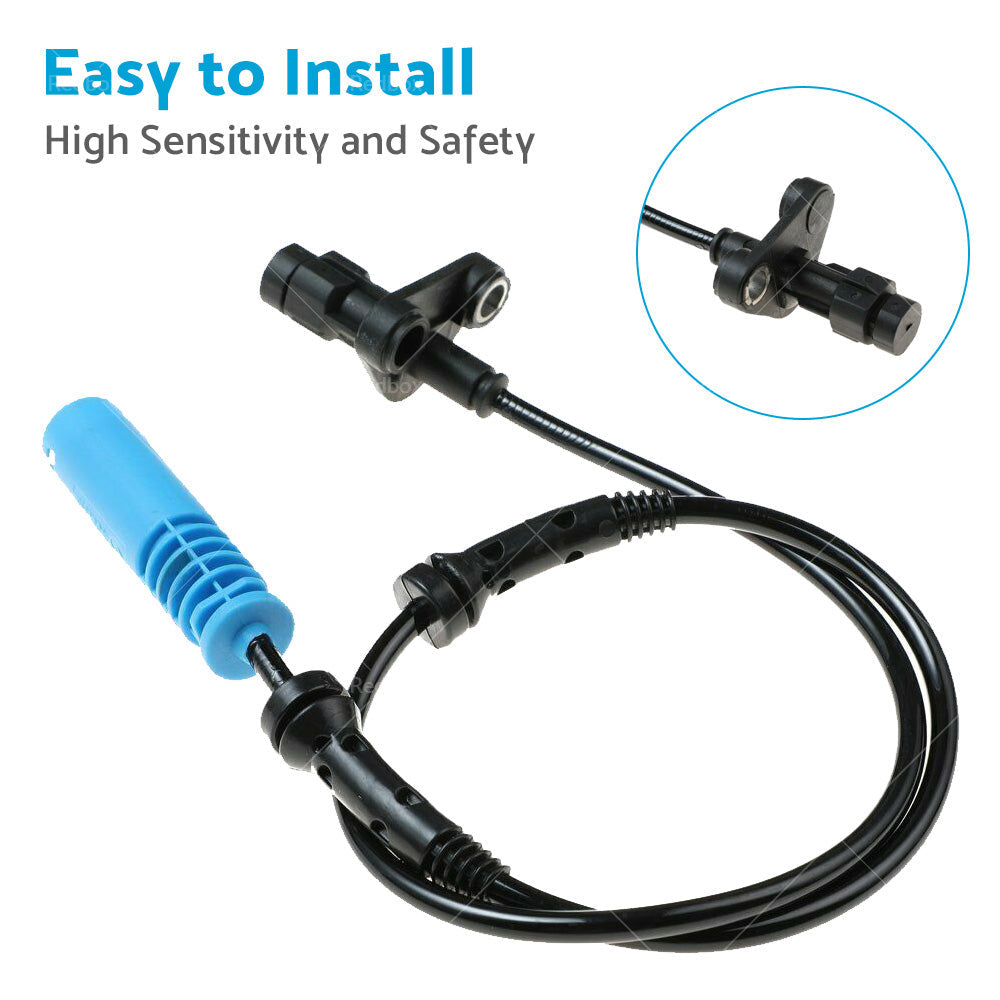 34526756375 2PCS Front ABS Wheel Speed Sensor Suitable for BMW E39 Left  Right-4