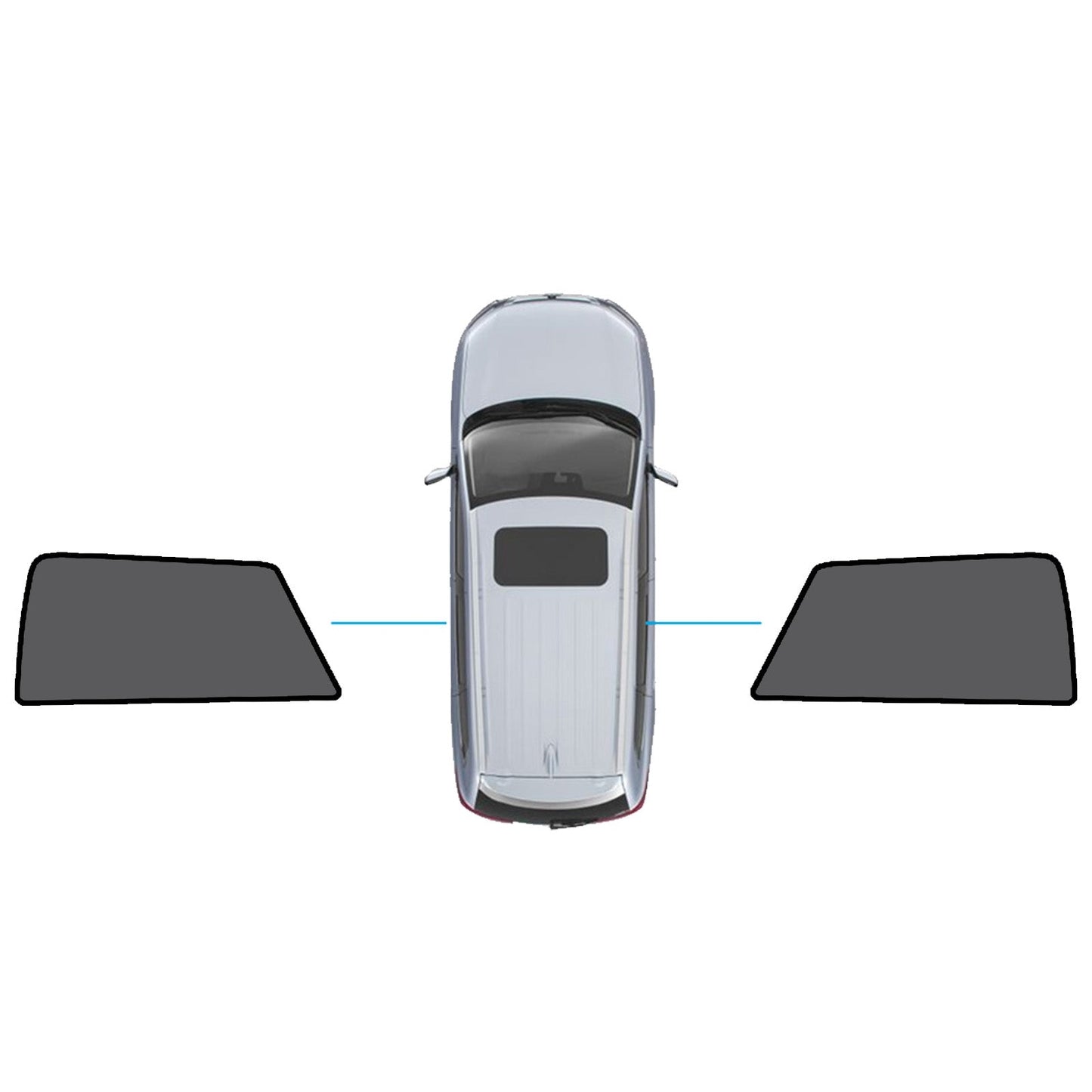 Magnetic Mesh Sun Blind Shade Suitable for Subaru Outback 15-20 On Front / Rear-2