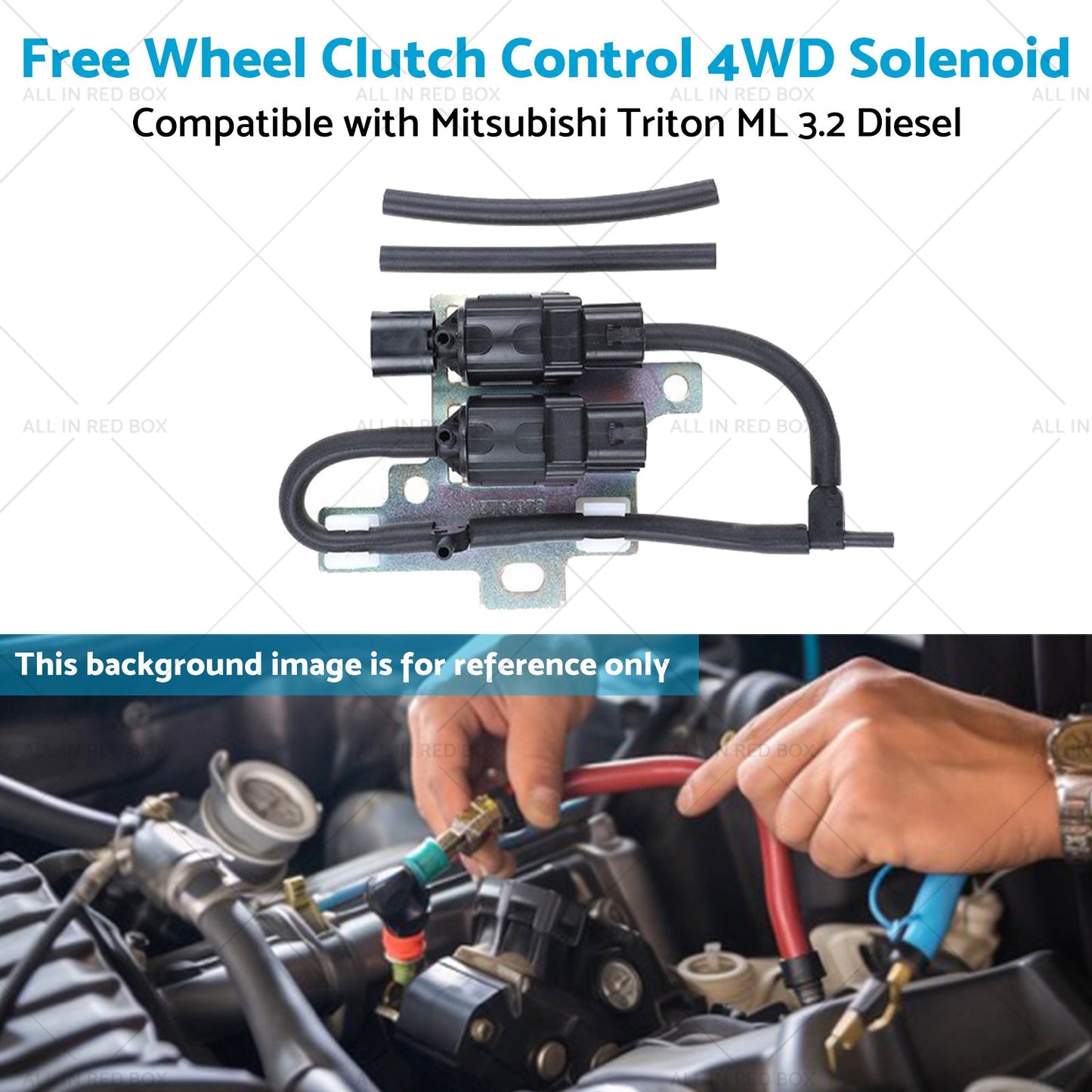 1x Free Wheel Clutch Control 4WD Solenoid Suitable For Mitsubishi Triton ML 3. 2-4