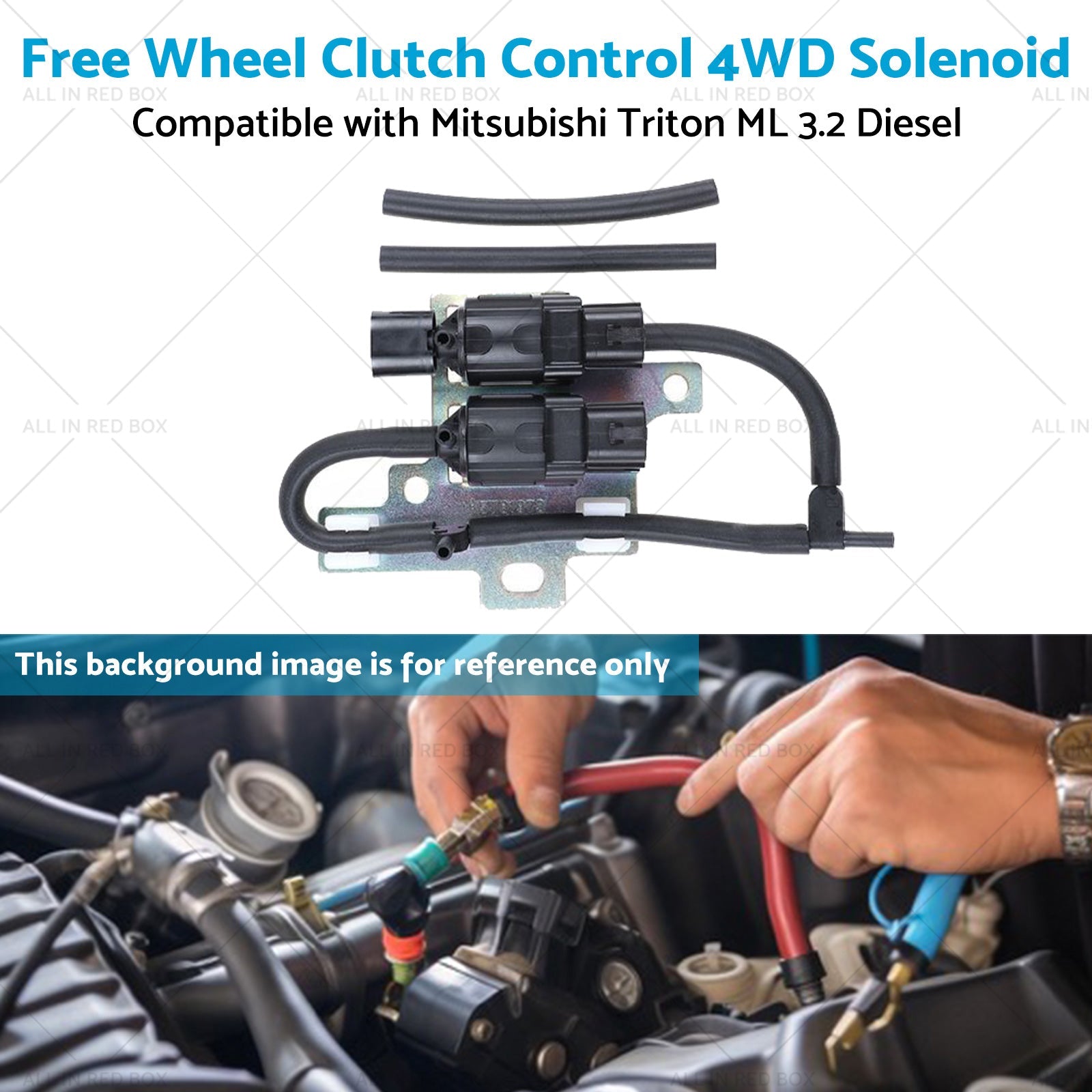 1x Free Wheel Clutch Control 4WD Solenoid Suitable For Mitsubishi Triton ML 3. 2-4