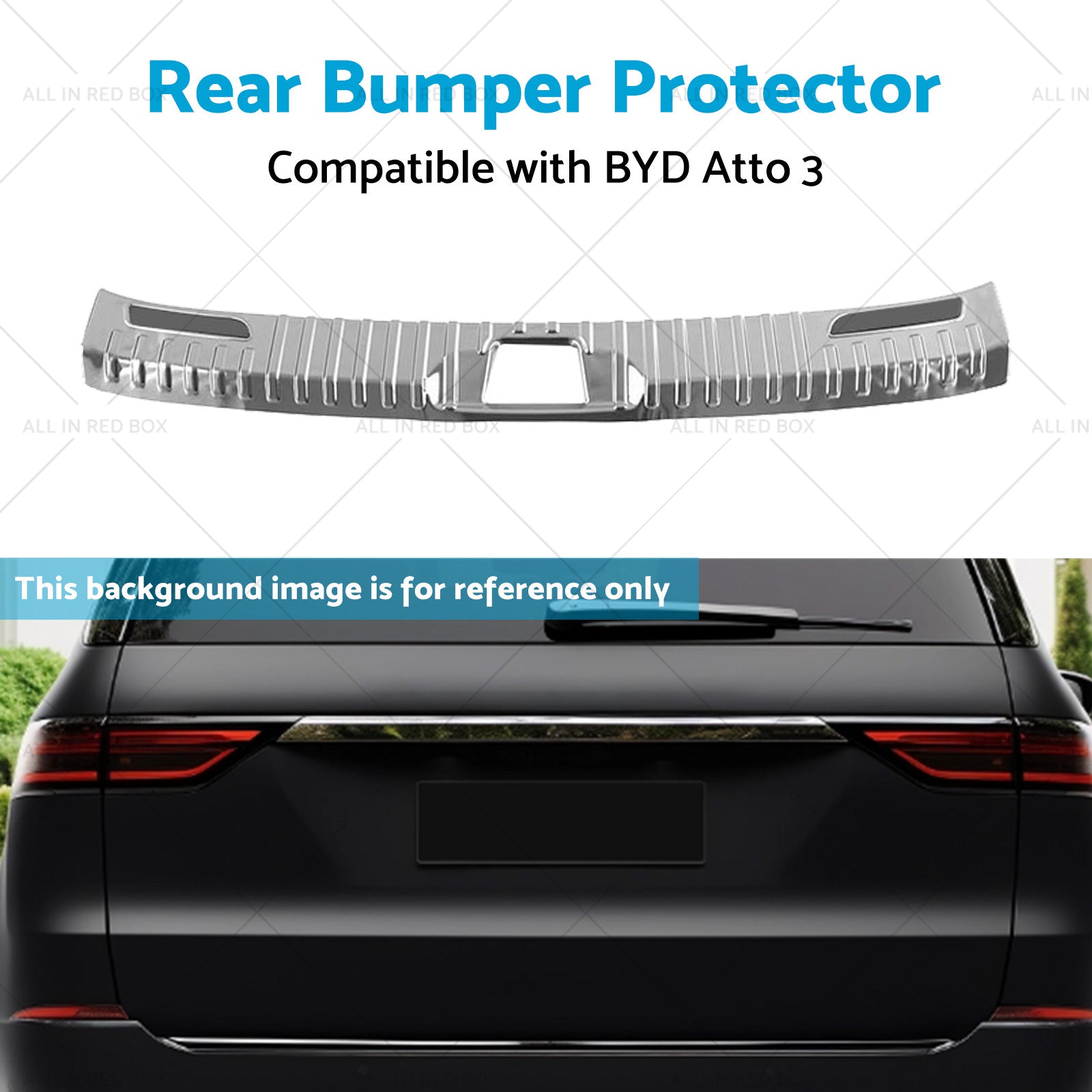Rear Bumper Protector Scuff Suitable For 2023 BYD Atto 3 Trunk Sill Trims-4