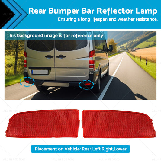 LH RH Rear Bumper Bar Reflector Lamp Suitable For Mercedes Benz Sprinter 06-18-0