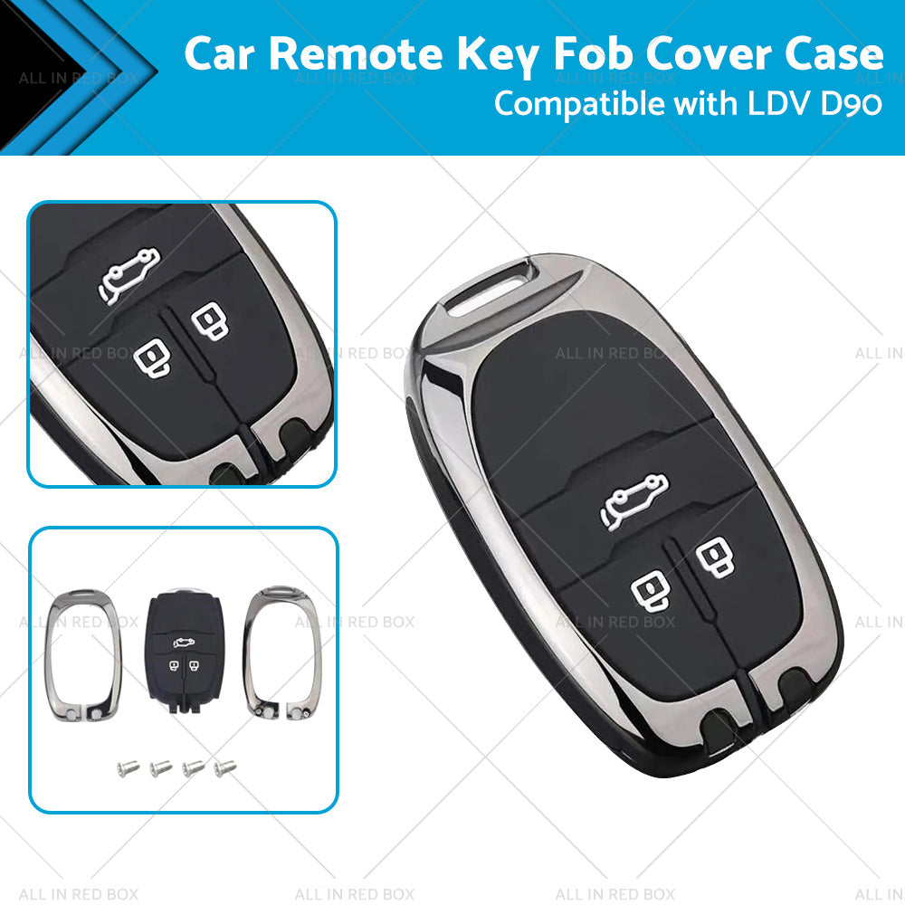 Zinc Alloy Remote Key Fob Case Cover Shell Suitable For LDV D90 3buttons Key Fob-0
