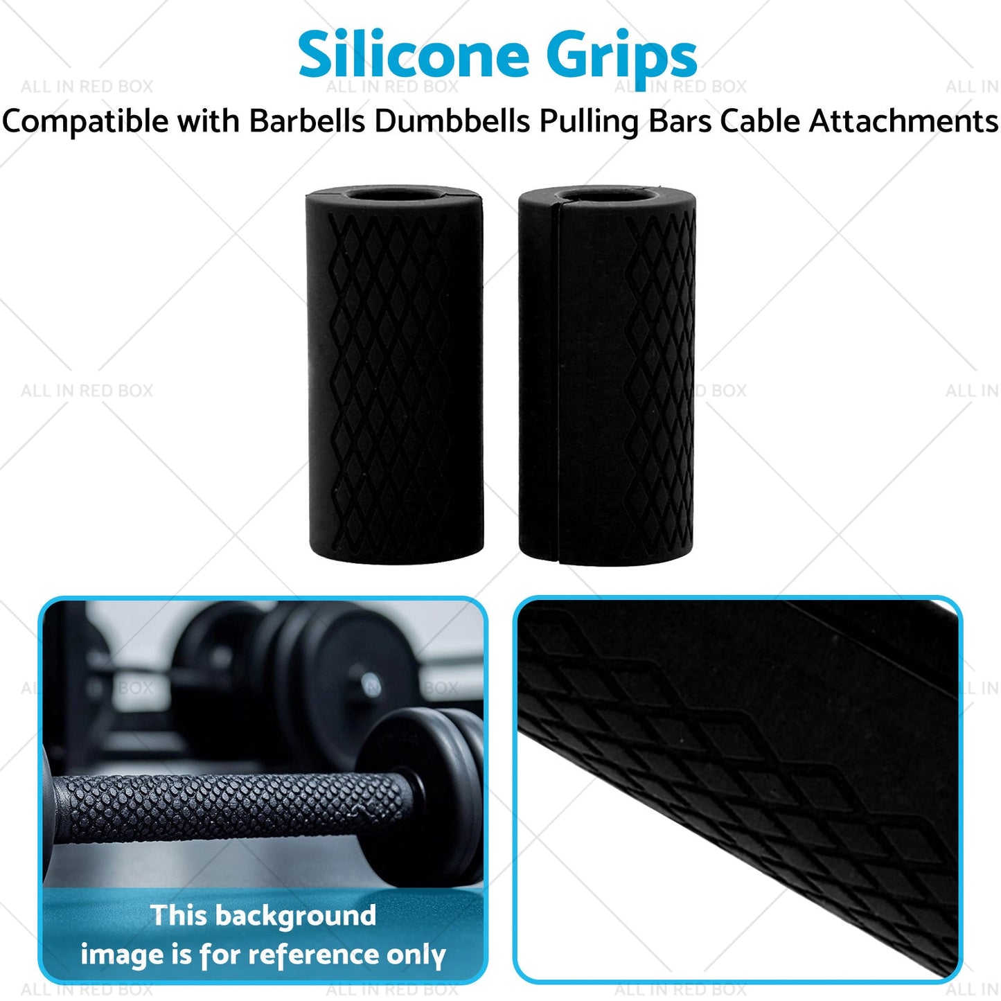 Thick Barbell Grips Suitable For Home Gym Dumbbells and Pulling Bars-4