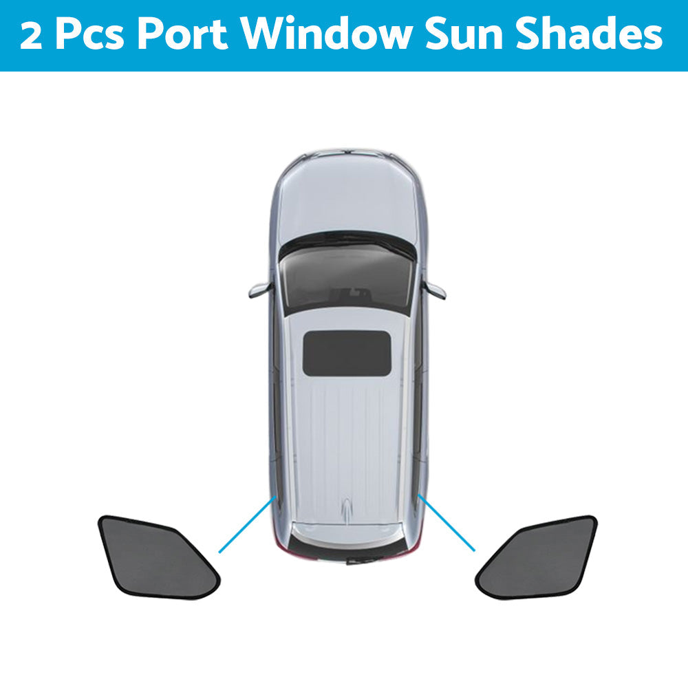 Car Window Sun Shade Magnetic Mesh Suitable For Mitsubishi Outlander 2013-2022-5